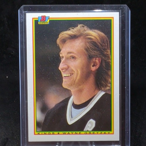 Wayne Gretzky #143 1990 Bowman Tiffany card