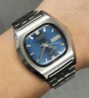 Seiko Automatic 7009-5010 1970s Vintage Wrist Watch BLUE DIAL WRISTWATCH