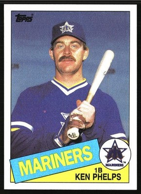 1985 Topps #582 Ken Phelps Seattle Mariners Free Shipping *L13*