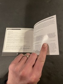 sega dreamcast nba 2k1 Manual only