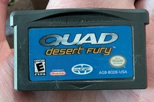 TESTED AND WORKS Quad Desert Fury - Nintendo Gameboy Advance GBA - Game Only