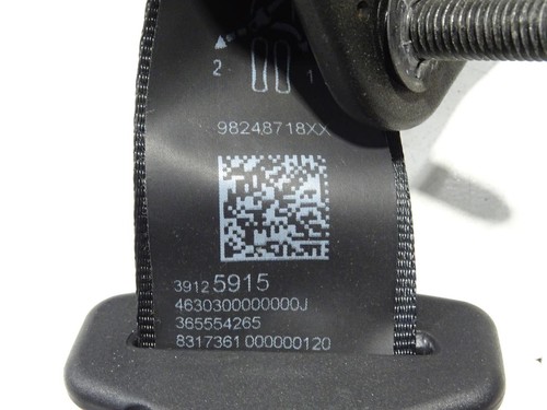 CEINTURE DE SECURITE ARRIERE CENTRALE Opel Crossland (X) 98248718XX - Photo 5/5