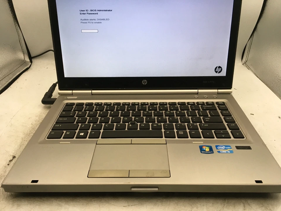 HP ELITEBOOK 8470P - BOOTS TO BIOS/BIOS LOCKED - INTEL I5 - NO RAM - READ -BB - Image 2 of 4