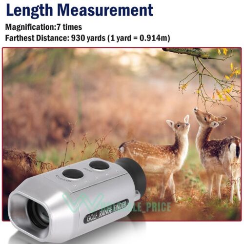 Digital Golf Scope Range Finder 1000 Yard Measure Distance Rangefinder Monocular - Picture 7 of 20
