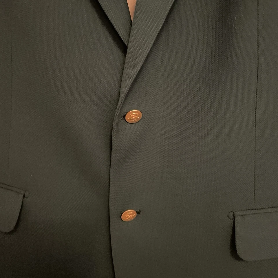 JACK NICKLAUS Mens Green BIG & TALL GOLF Suit Sport Coat Blazer Jacket SIZE 44L - Image 4 of 4