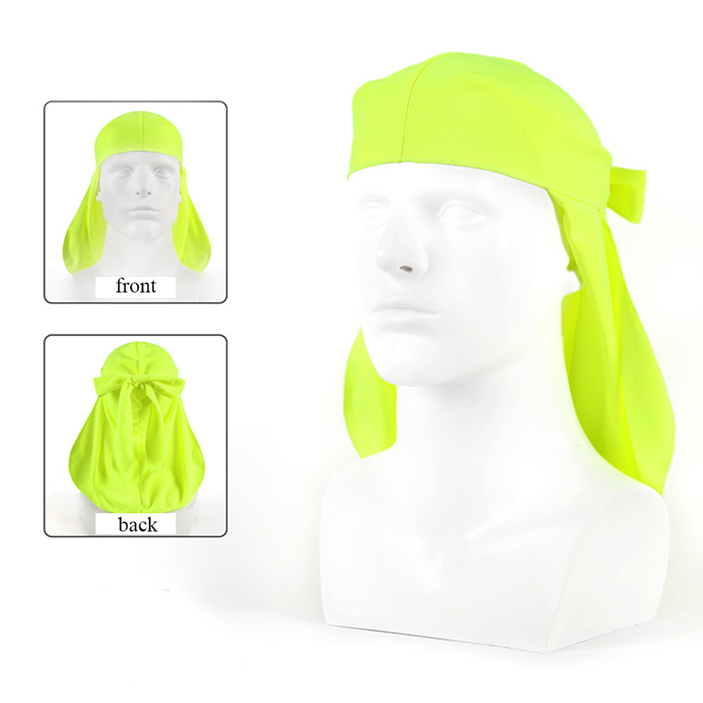 Durag Bandanna Cap Cycling Head Wraps Skull Cap Scarves Caps Motorcycle