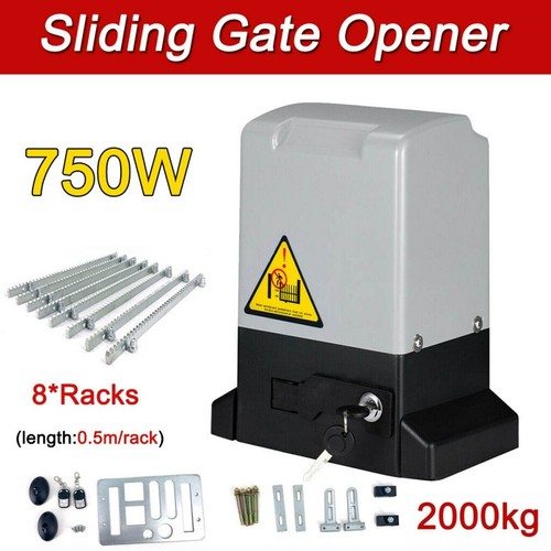 2000KG Automatic Sliding Electric Gate Opener Garage Door Motor Kit