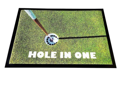 Golf Fussmatte Hole In One Fussabstreifer Golfgeschenk Witzig