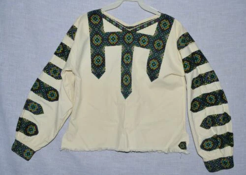 Camisetas Vintage campesina Handmade Ethnic/Para Mujeres