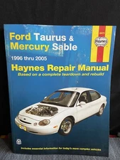 Haynes Repair Manual 36075 ~ FORD TAURUS and MERCURY SABLE ~ 1996-2001 BB