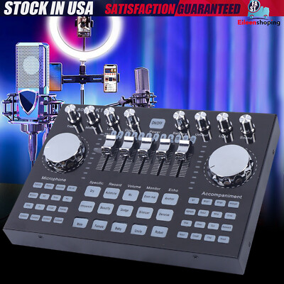 Digital Audio Mixer Network Live Sound Card K1 Audio Mixing Console for PC Phone