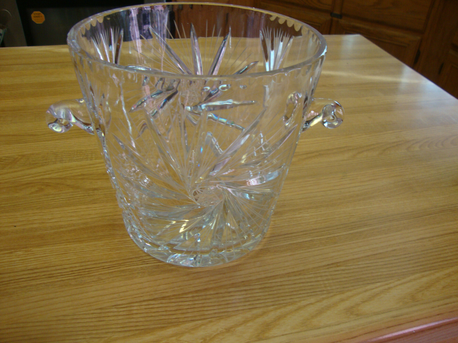 BEAUTIFUL VINTAGE CRYSTAL CLEAR GLASS ICE BUCKETS eBay