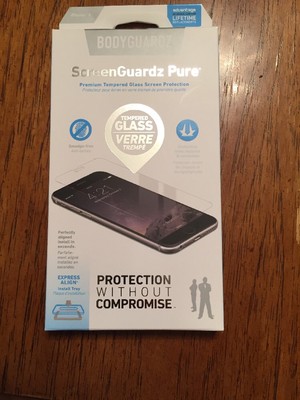 BodyGuardz Pure Premium Tempered Glass Screen Protector iPhone 6 iPhone 6S/7
