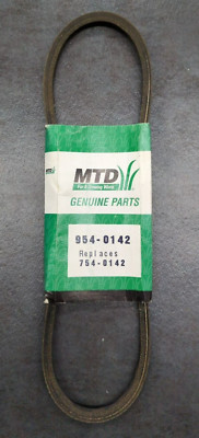 GENUINE OEM CUB CADET/MTD, SELF PROPELLED MOWER DRIVE BELT. 954-0142/754-0142