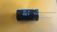 2PCS 450v 47uf 450volt 47mfd aluminum electrolytic capacitor 16 25mm radial