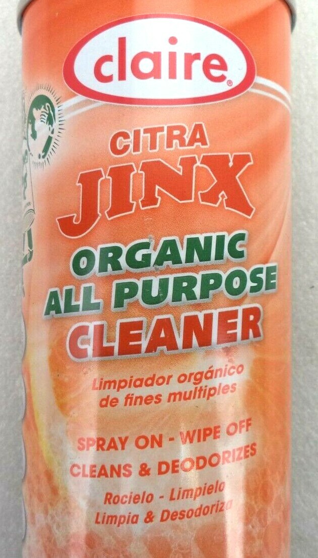 19oz Claire Citra Jinx Organic AllPurpose Spray Cleaner, pn C985 eBay
