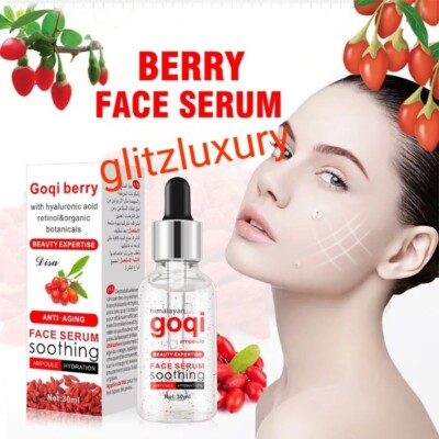 Goji berry face soothing & hydrating serum. 30ml x 1. Ship fast