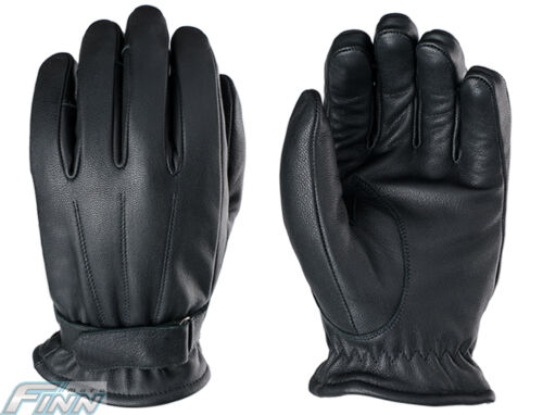 Mens Motorcycle Leather Gloves Short Cut Biker Gloves - Sizes M L XL 2XL 3XL - Picture 1 of 1