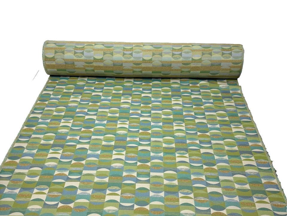 SUNBRELLA 47074 ELLIPSE SEAVIEW GREEN OUTDOOR INDOOR WOVEN FABRIC BY YARD 54"W - Image 4 of 4