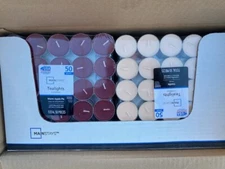 Bulk Mainstays Tealights - 500 Vanilla & 500 Warm Apple Pie - 1,000 Total!!!