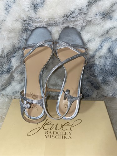 Jewel Badgley Mischka Omari II Buckle-Detail Block Heels💙 - Picture 4 of 5