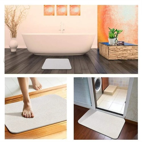 Ecofriendly Diatomite Stone Bath Mat Absorbent & Stylish Luxurious