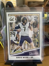 2017 Panini Classics Davis Webb BLUE BLACK /175 - Rookie - #224
