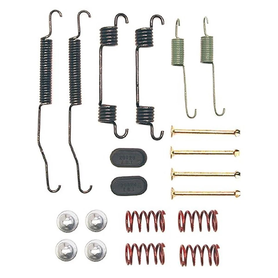 Tambores de freno traseros y zapatas de freno kit de resorte de hardware para Pontiac G5 2009 2010 Foto 4 de 4