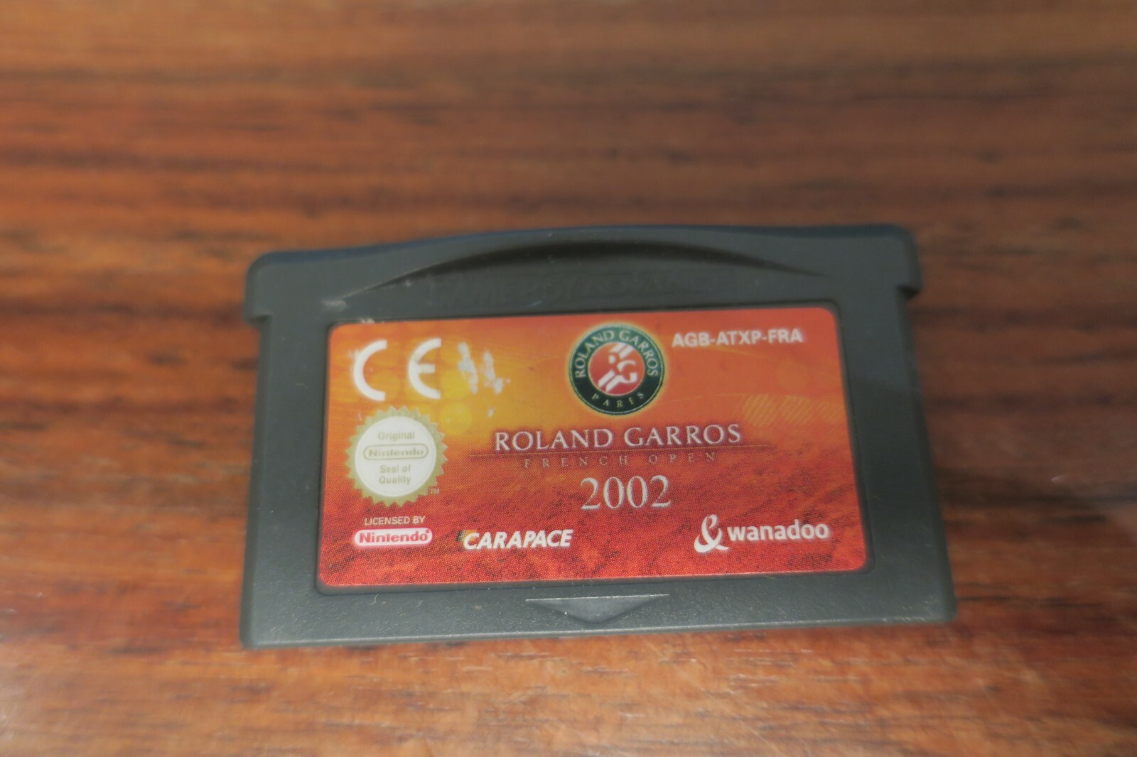 ROLAND GARROS 2002      ----- pour GAME BOY ADVANCE
