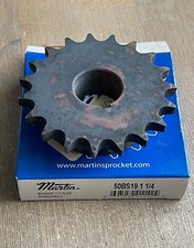 MARTIN 50BS19 1-1/4 BORE ROLLER CHAIN SPROCKET 50 CHAIN 19 TEETH NEW