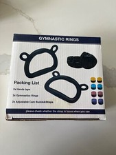 Gymnastics Rings hands tape, gymnastic rings, adjustable cam buckle and straps