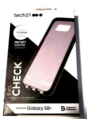 Tech21 Evo Check Case for Samsung Galaxy S8+ Plus - Smokey Black T21-5605