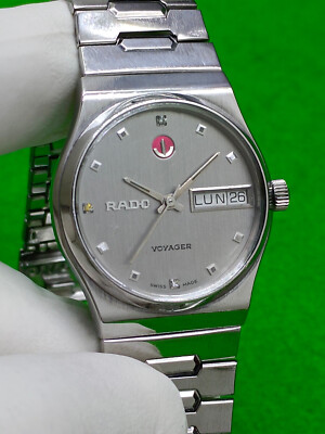 vintage RADO VOYAGER watch 17 Jewels Automatic Day / Date