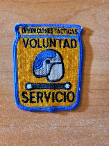 Operaciones Tacticas Voluntad Servicio Puerto Rico Police Patch
