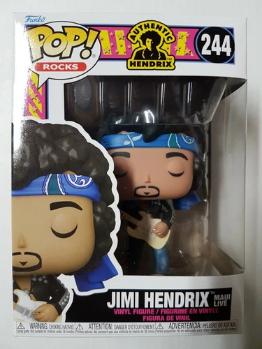 Funko Pop Rocks #244 Jimi Hendrix Maui Live Figure Brand New ***DAMAGED BOX***