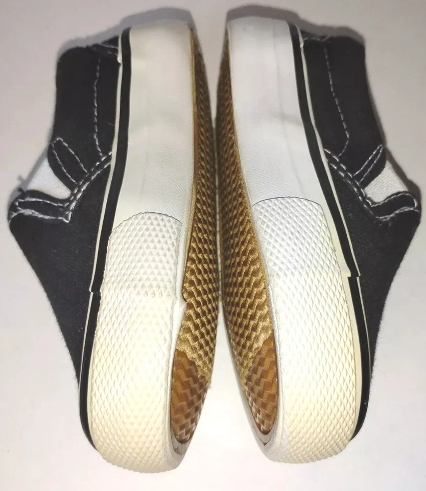 Joe Boxer Niño Pequeño Negro Blanco Lona Tenis Zapatos Talla 5 Foto 2 de 4