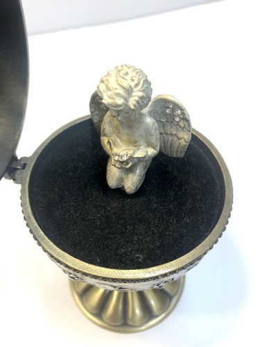 Jane Seymour St.Catherine’s Court Musical Egg With Rotating Angel New In Box VtG - Picture 18 of 23