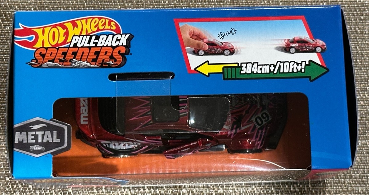 Hot Wheels Pullback Speeders 2004 Mazda RXB Custom 1/43 NIB , Free