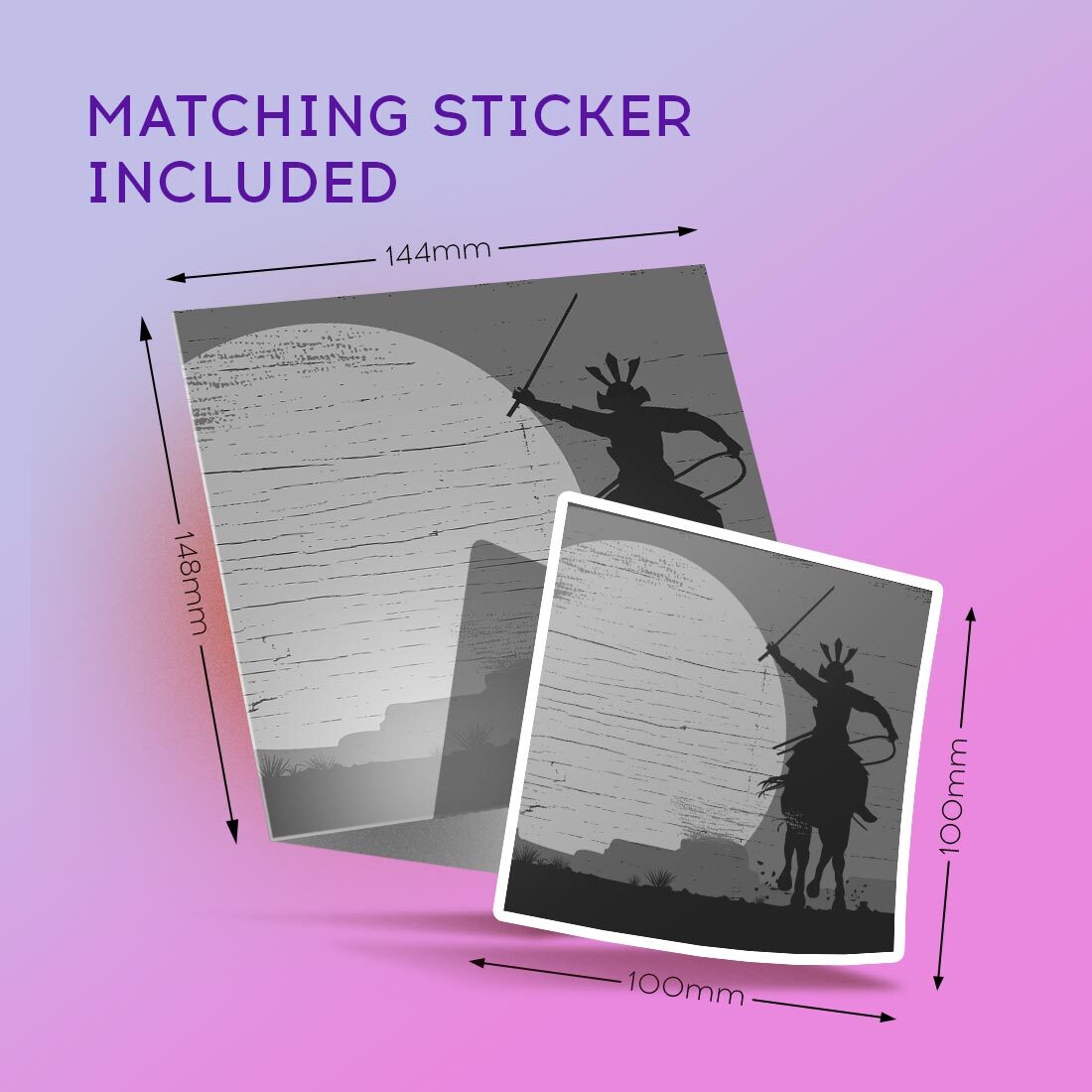 Samurai Warrior With Sword Riding Horse Designed Vector Image - View #9