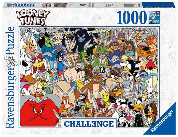 Ravensburger Challenge PUZZLE*1000 Teile*Looney Tunes*RaritÄT*Neu+Ovp-image