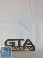1987-90 Firebird / Trans Am Gta Trans Am Fender Emblem - Gunmetal - Each 1987-90 Firebird / Trans Am Gta Trans Am Fender Emblem - Gunmetal - Each