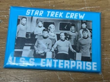 1966 Star Trek Crew U. S. S. Enterprise Paramount Pictures Pocket Mirror Vintage
