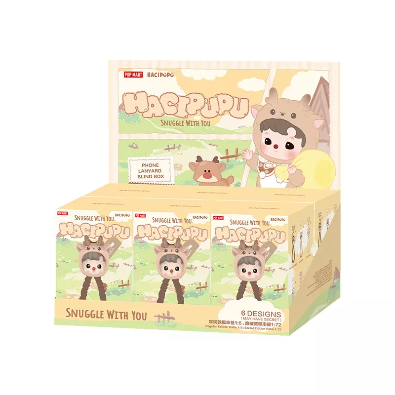 POPMART HACIPUPU Snuggle With You Series Blind Box Phone POPMART HACIPUPU Snuggle With You Series Blind Box Phone