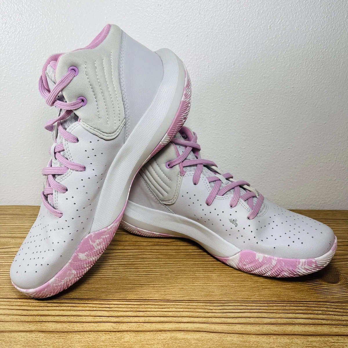 Pink youth basketball shoes cheap
