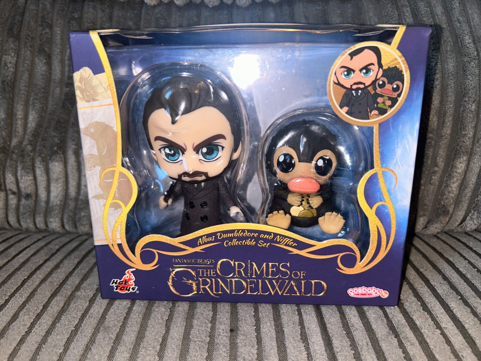 Hot Toys Cosbaby Fantastic Beasts Crimes of Grindelwald Albus Dumbledore Niffler