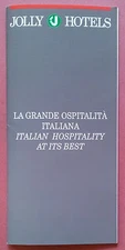 Jolly Hotels Hotels List Booklet