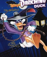 * TAD STONES * signed 8x10 photo * DARKWING DUCK * COA * 3