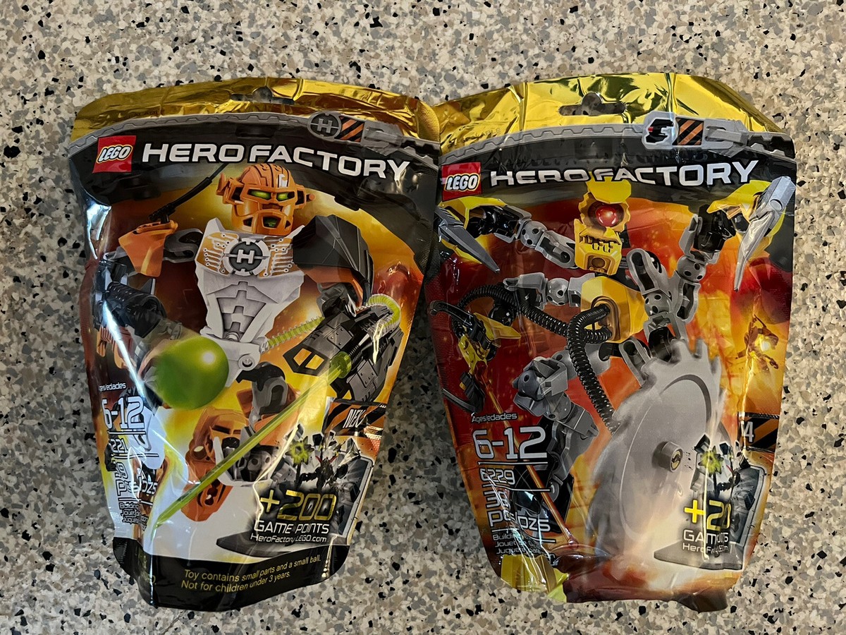 ヒーローファクトリーレゴ6229未開封No.8 LEGO ✰ (6229) #6229 HERO FACTORY XT4 New SEALED 39 pcs +