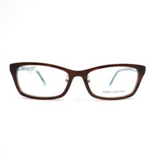 WP 6102 BR/BL brown blue Rectangular Eyeglasses Frames 52[]16 140 mm