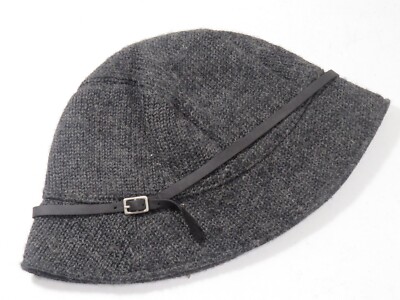 Wool Blend Gray Women\'s Bucket Hat NEW Cappelli Women main image 3